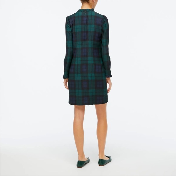 NWT J Crew Ruffleneck Shift Dress - Picture 2 of 3